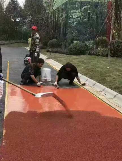 酉阳彩色路面改色是提升路面美观性